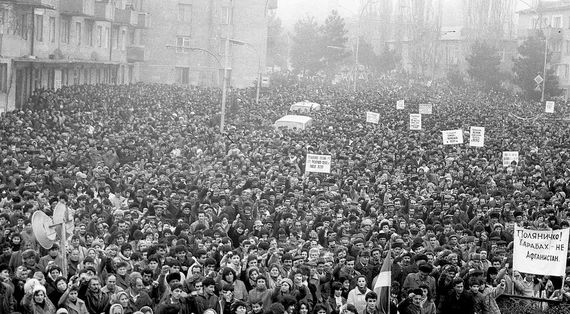 Stepanakert, Artsakh, february 1988